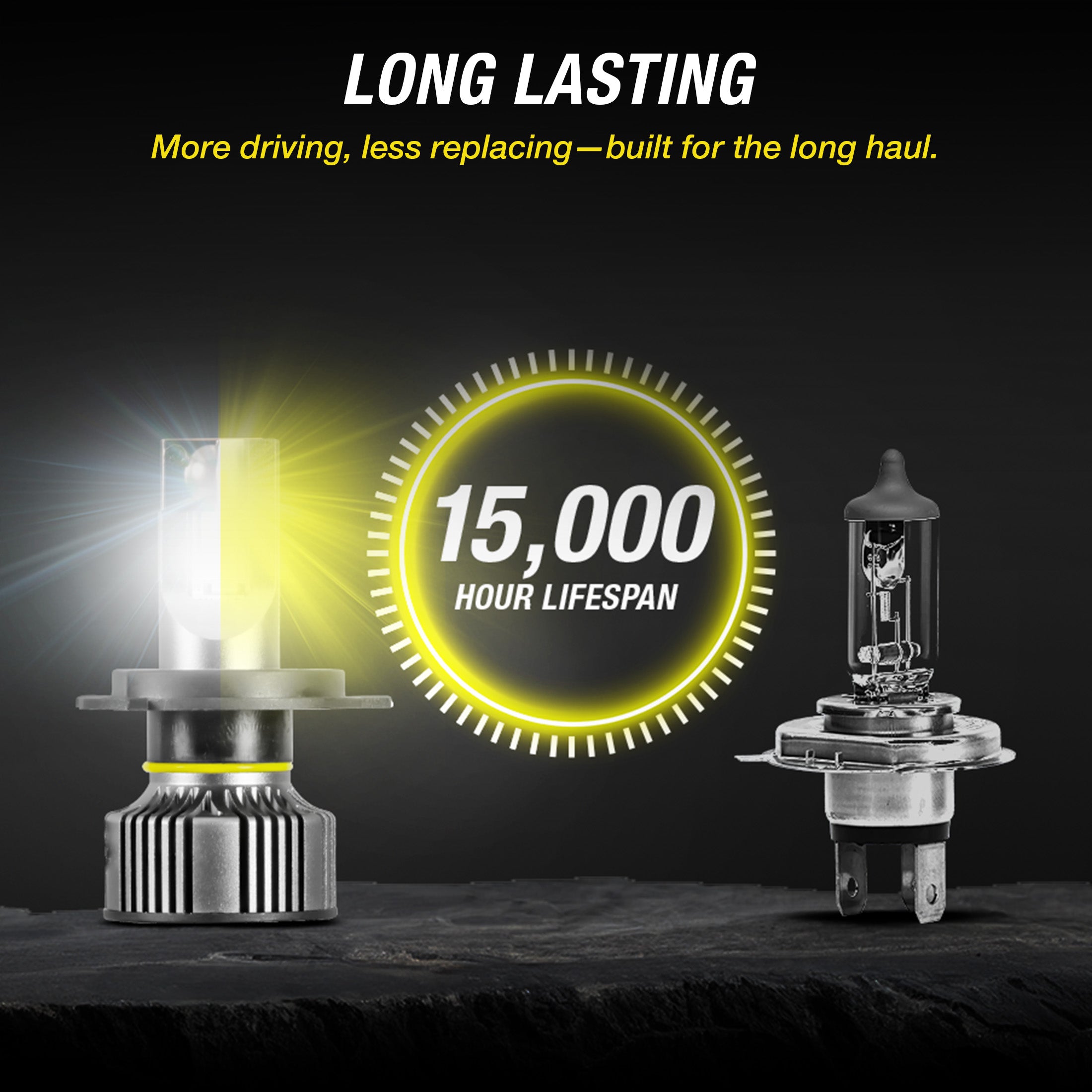 SWITCH ULTRABRIGHT LED FOG LIGHT SET - H4 / 9003