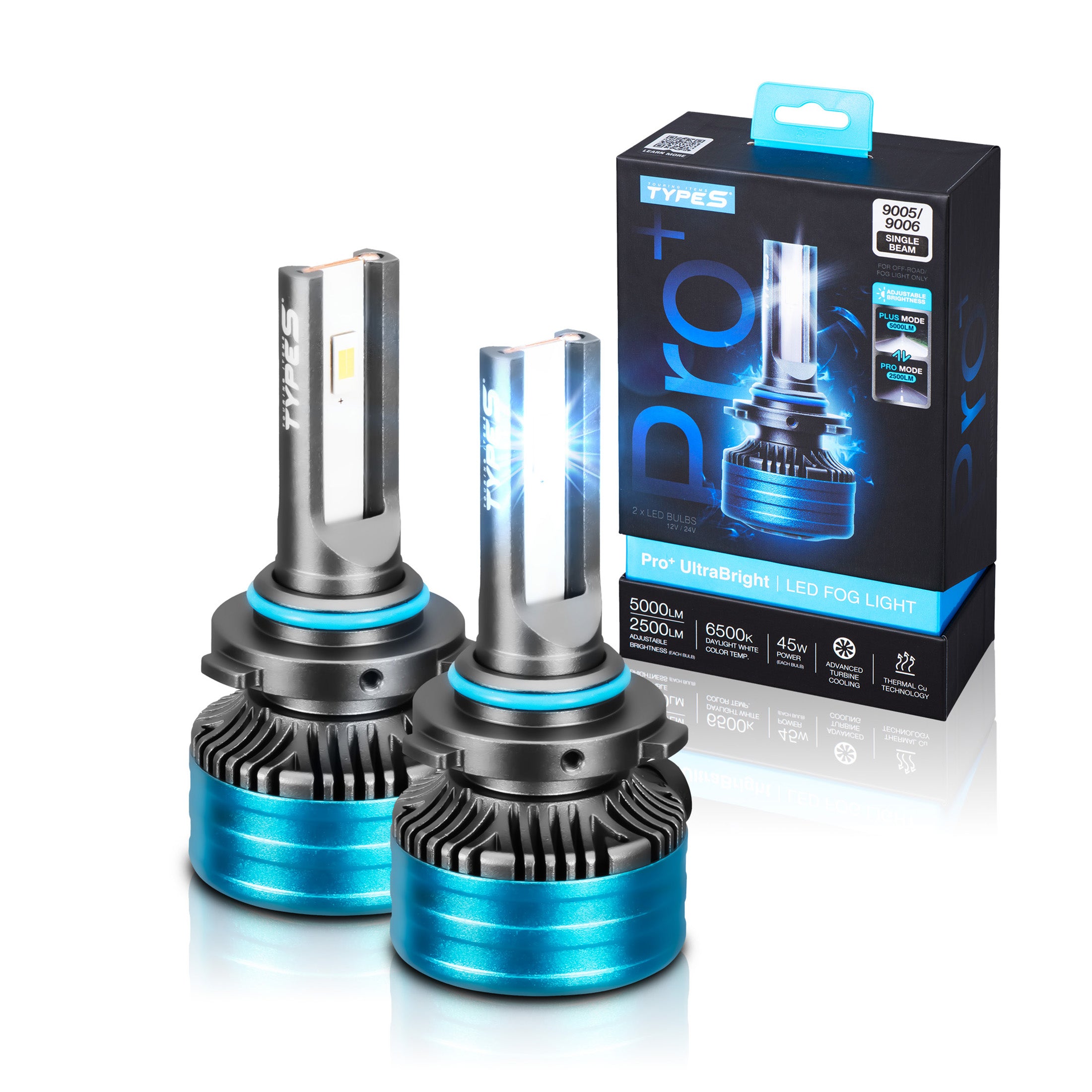 PRO+ ULTRABRIGHT LED FOG LIGHT SET - 9005 / 9006
