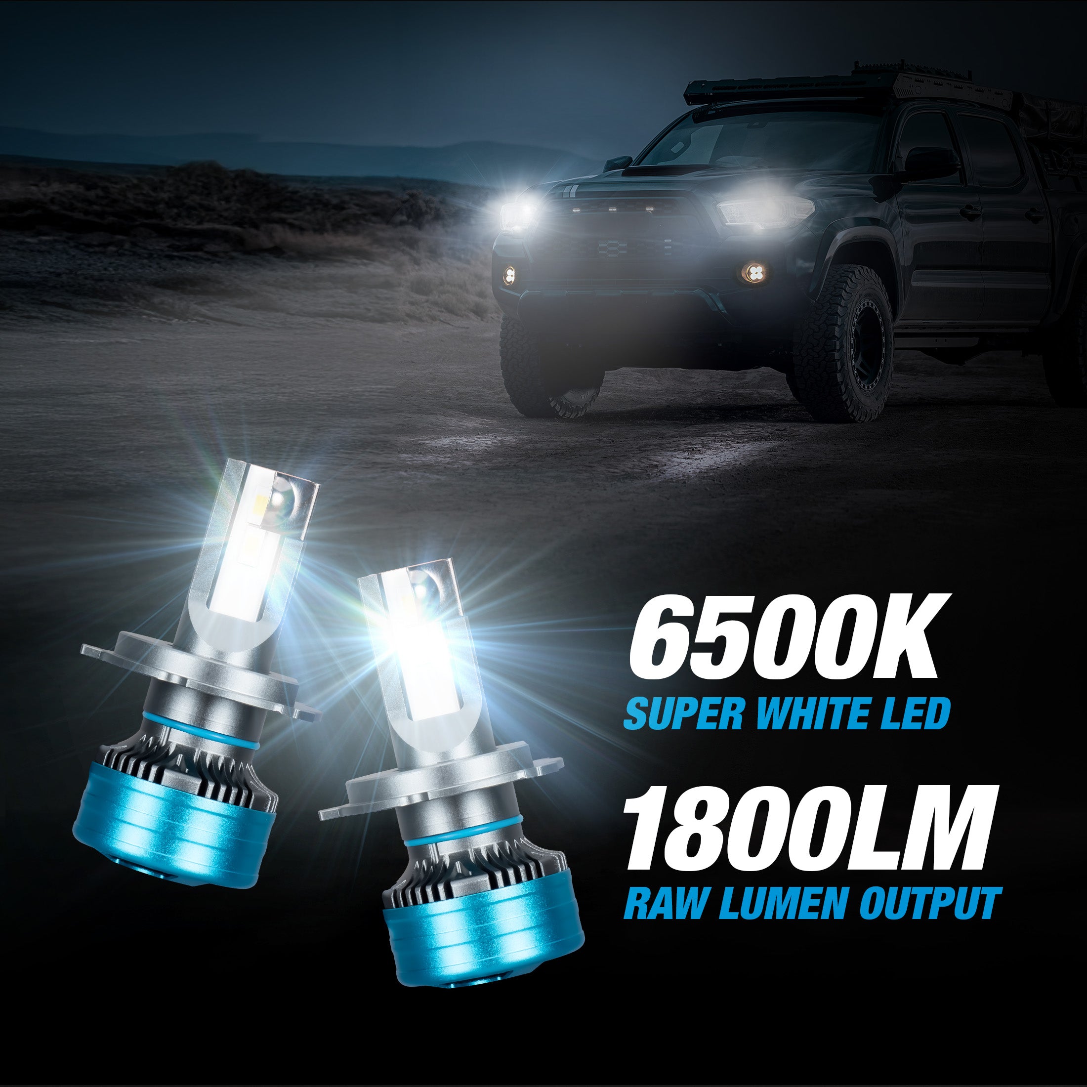 PRO+ ULTRABRIGHT LED FOG LIGHT SET - H4 / 9003