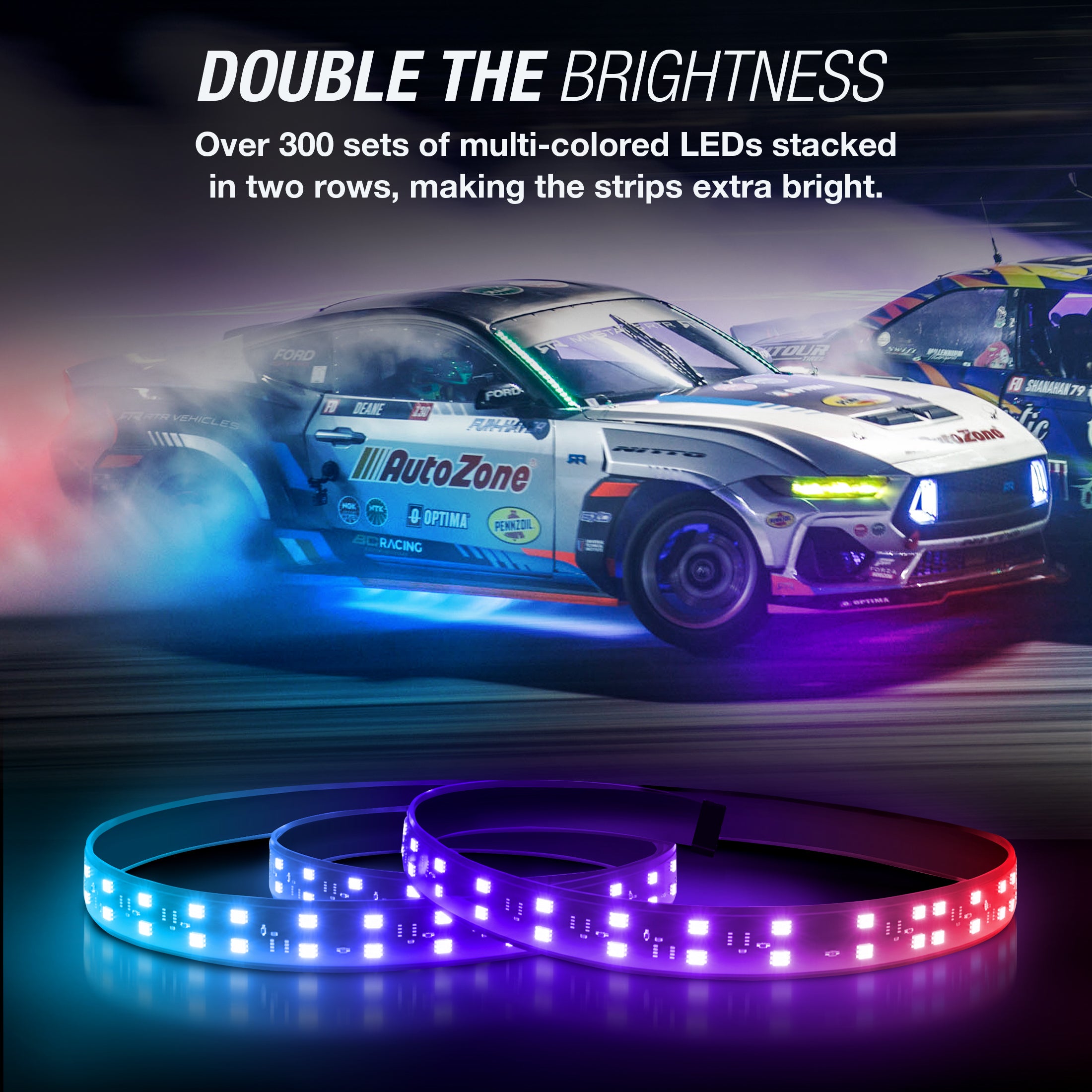 TYPE S Formula DRIFT Pro Series PSL Smart Underglow (Full Car) + 3rd Brake Light Kit