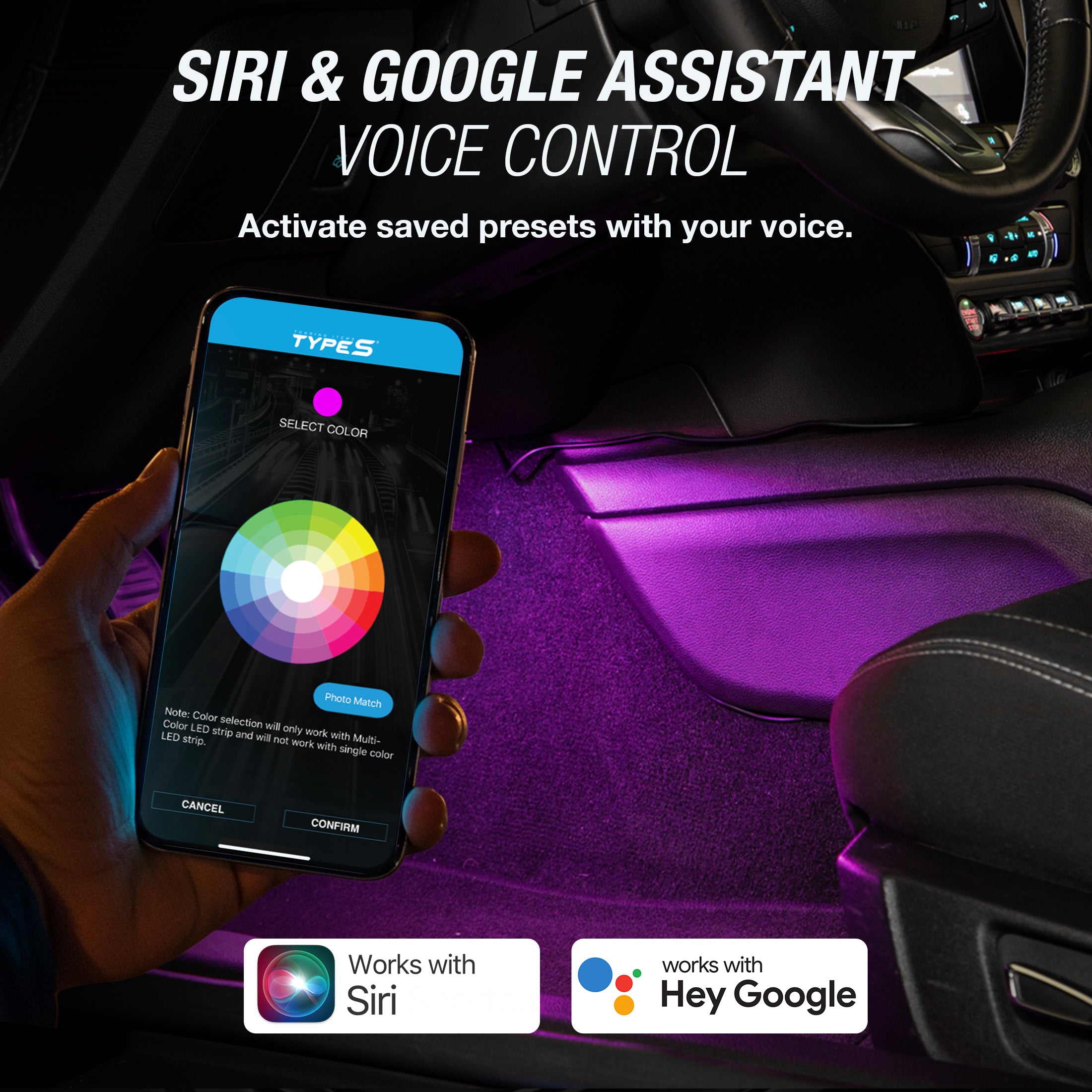 TYPE S HyperBright™ Smart LED Interior Kit