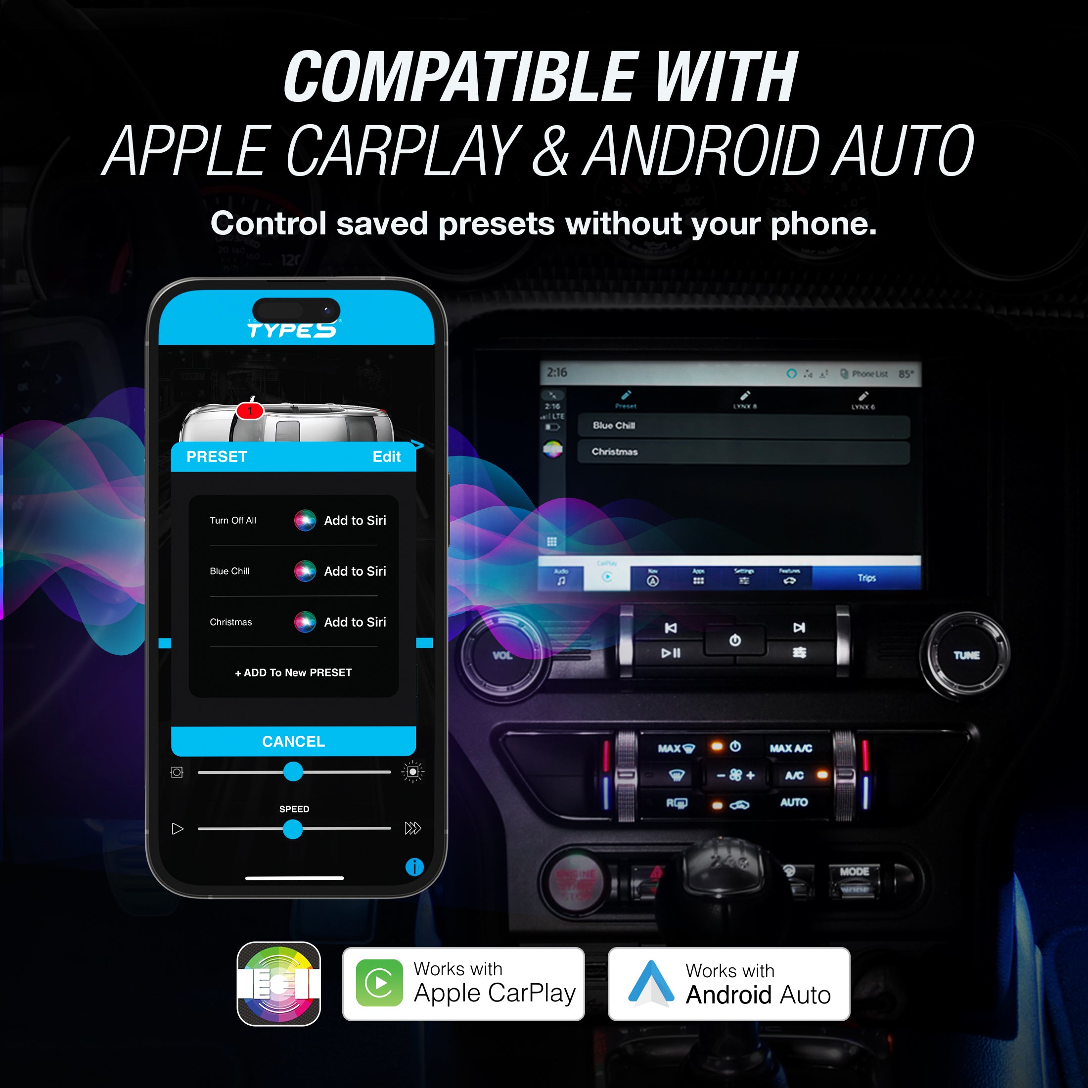 TYPE S HyperBright™ Smart LED Interior Kit