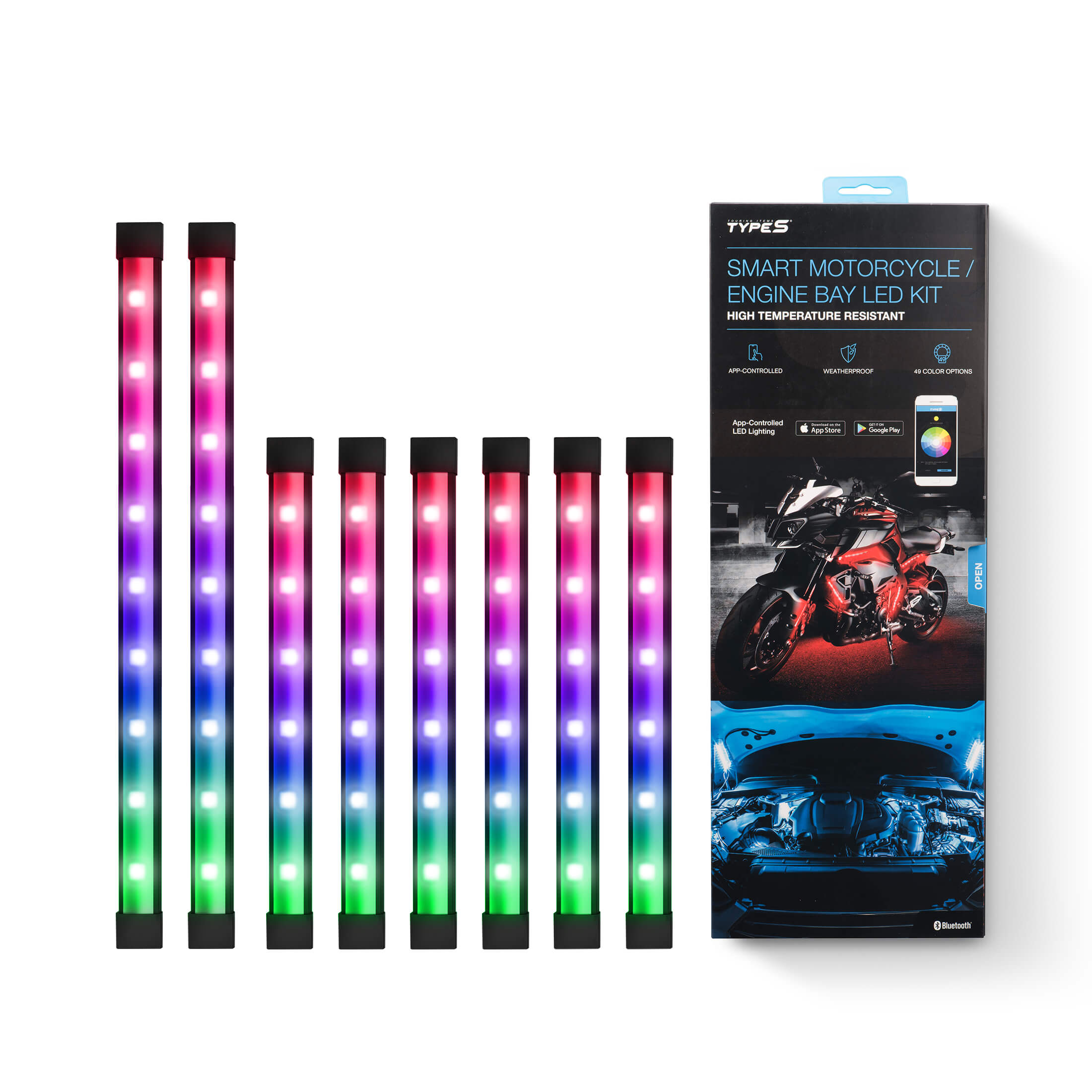 TYPE S Smart LED Hood & Motorcycle Lighting Kit