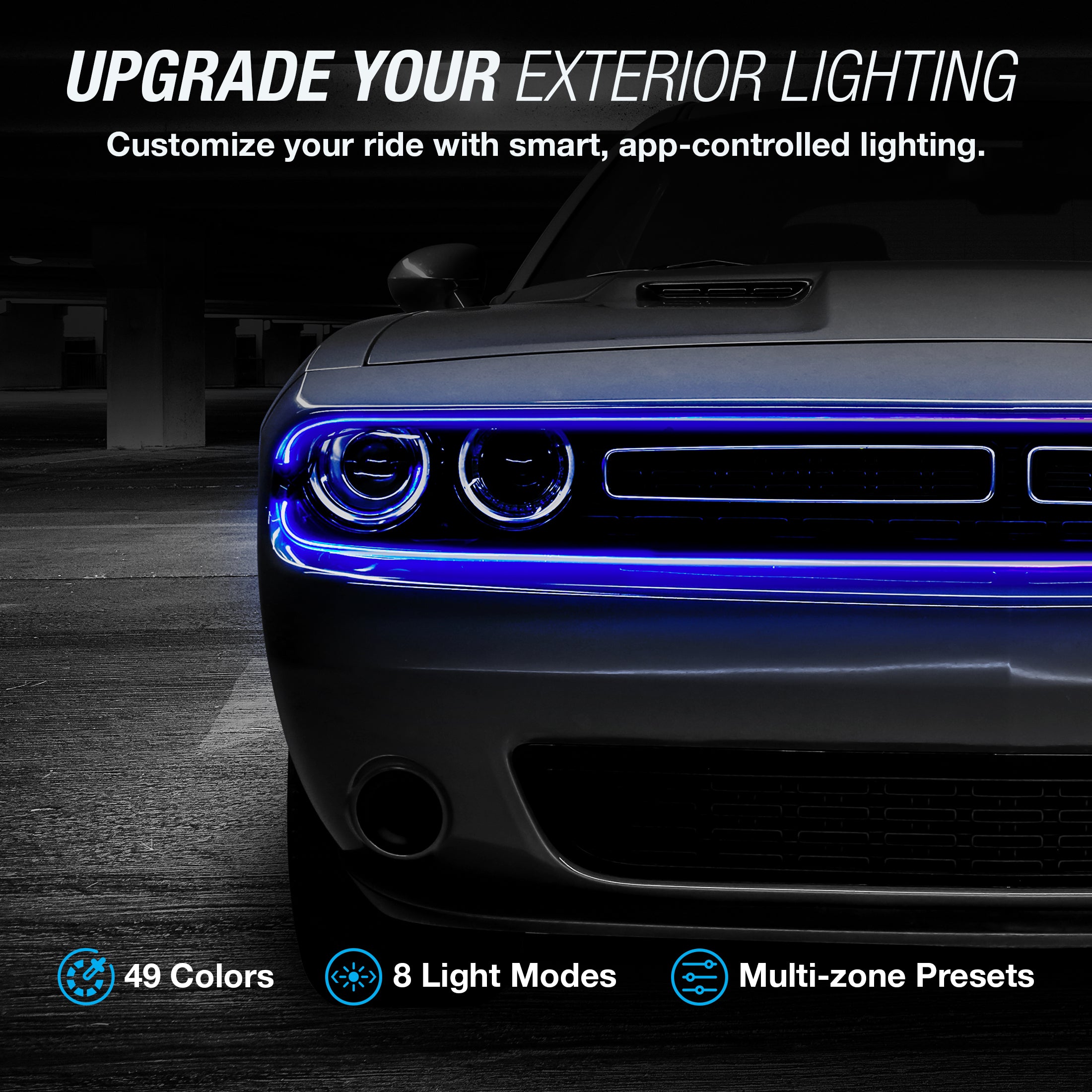 TYPE S 120" Smart LED Exterior Trim Lighting Kit