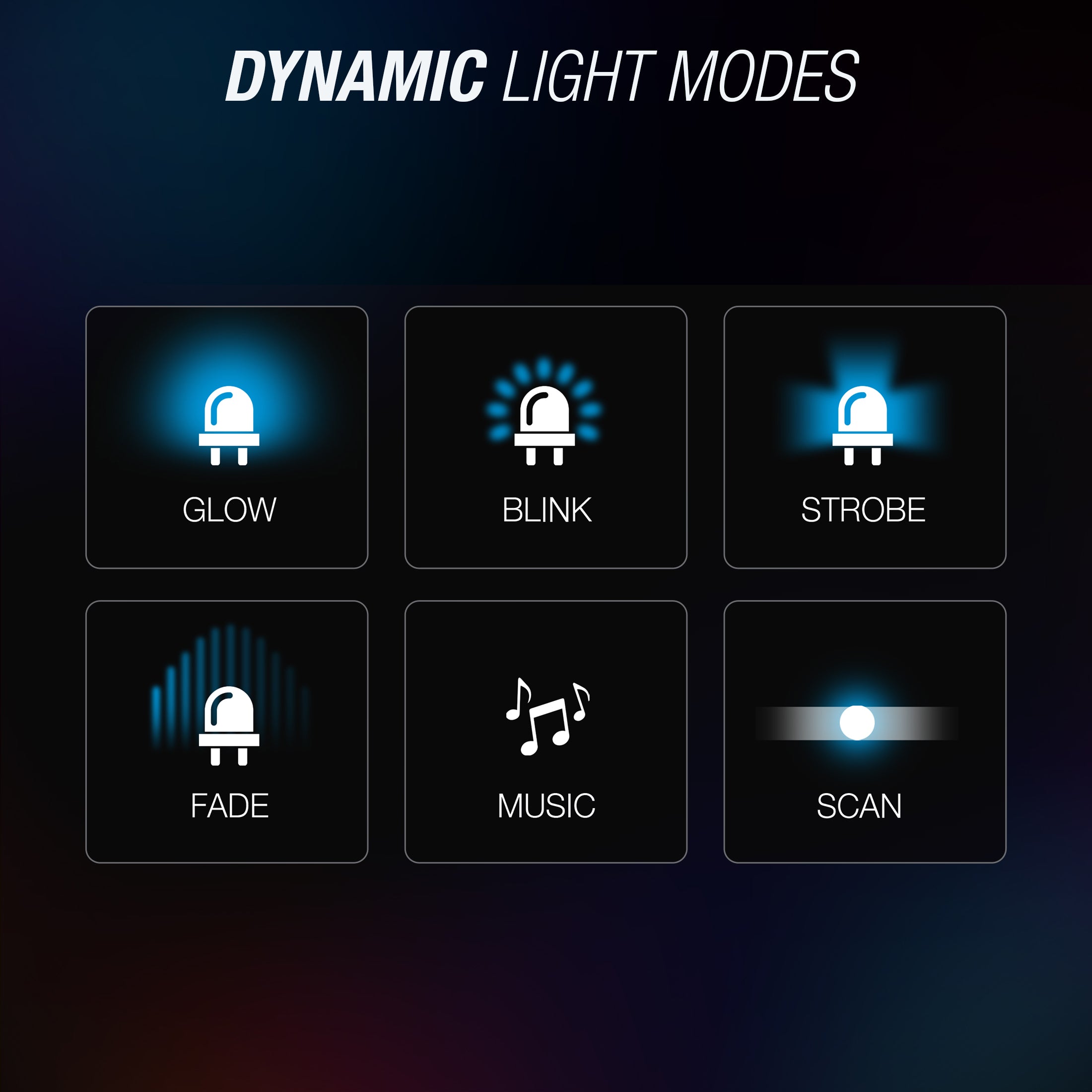 TYPE S Smart Wheel Well Rock Lights (4 per set)
