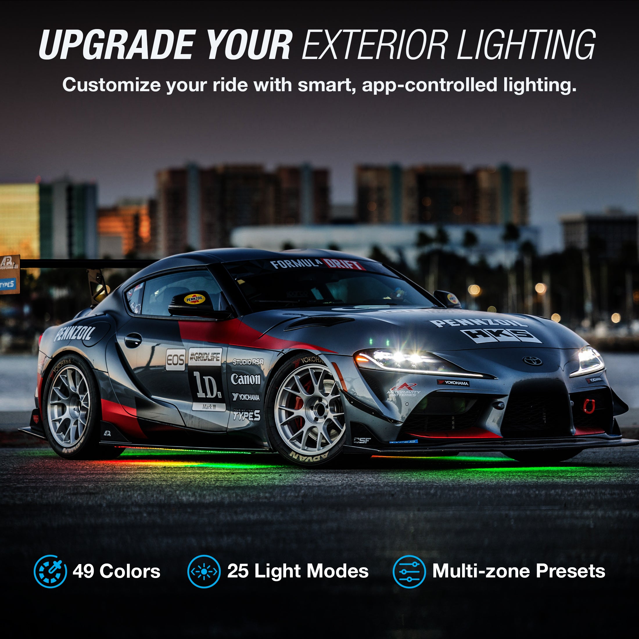 TYPE S 136" Smart LED Exterior Lighting Kit