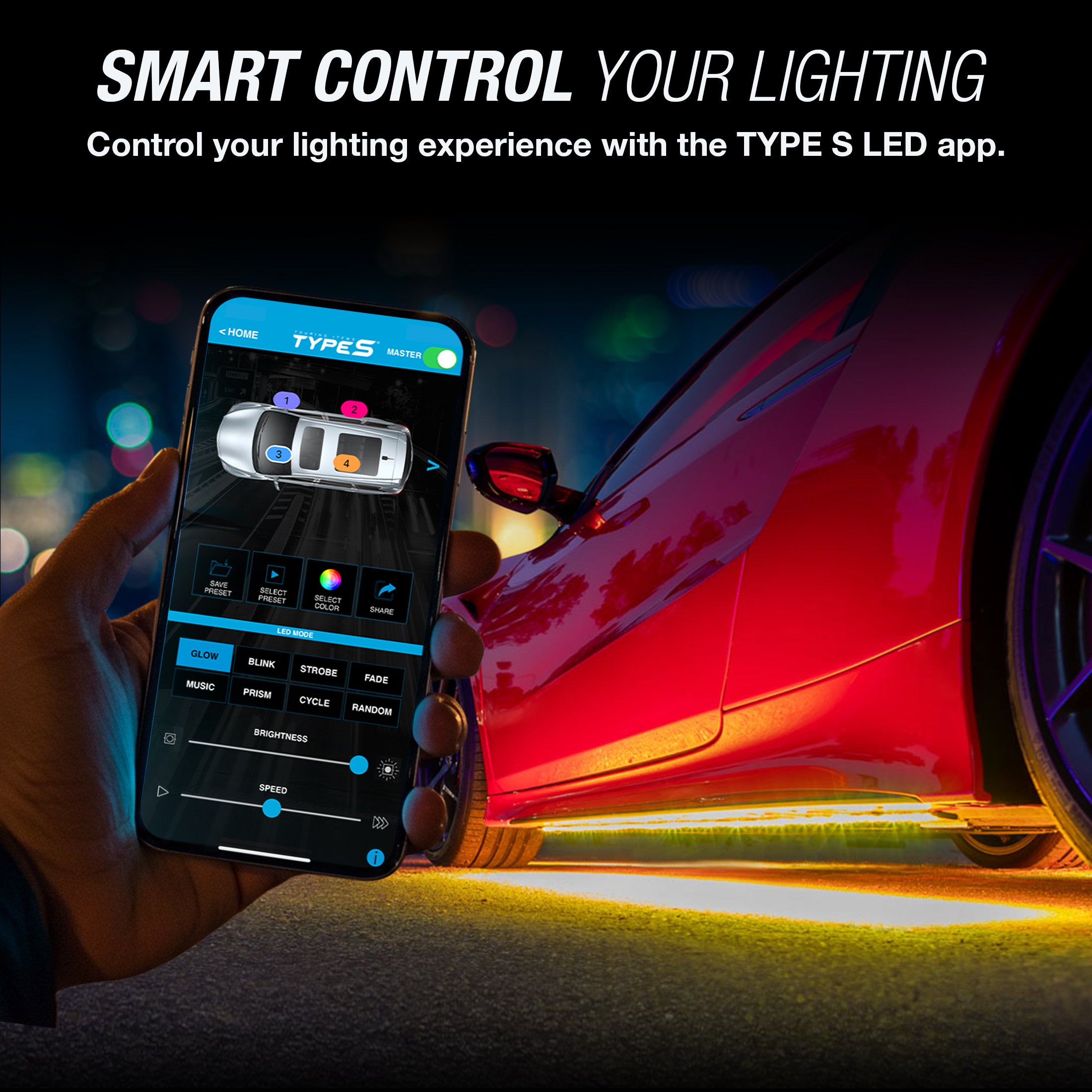TYPE S 136" Smart LED Exterior Lighting Kit