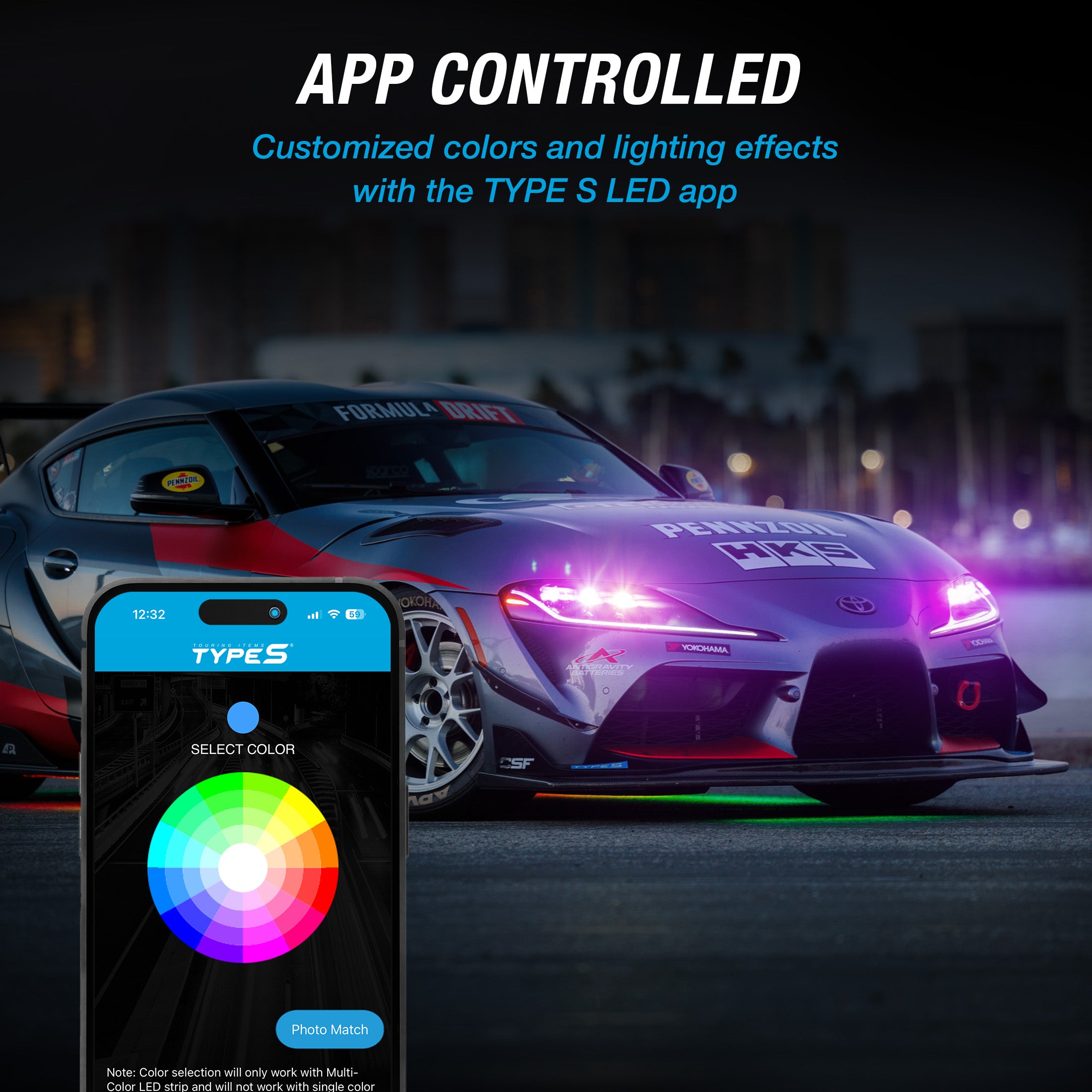 ULTRABRIGHT LED FOG LIGHT SET - 9004 / 9007