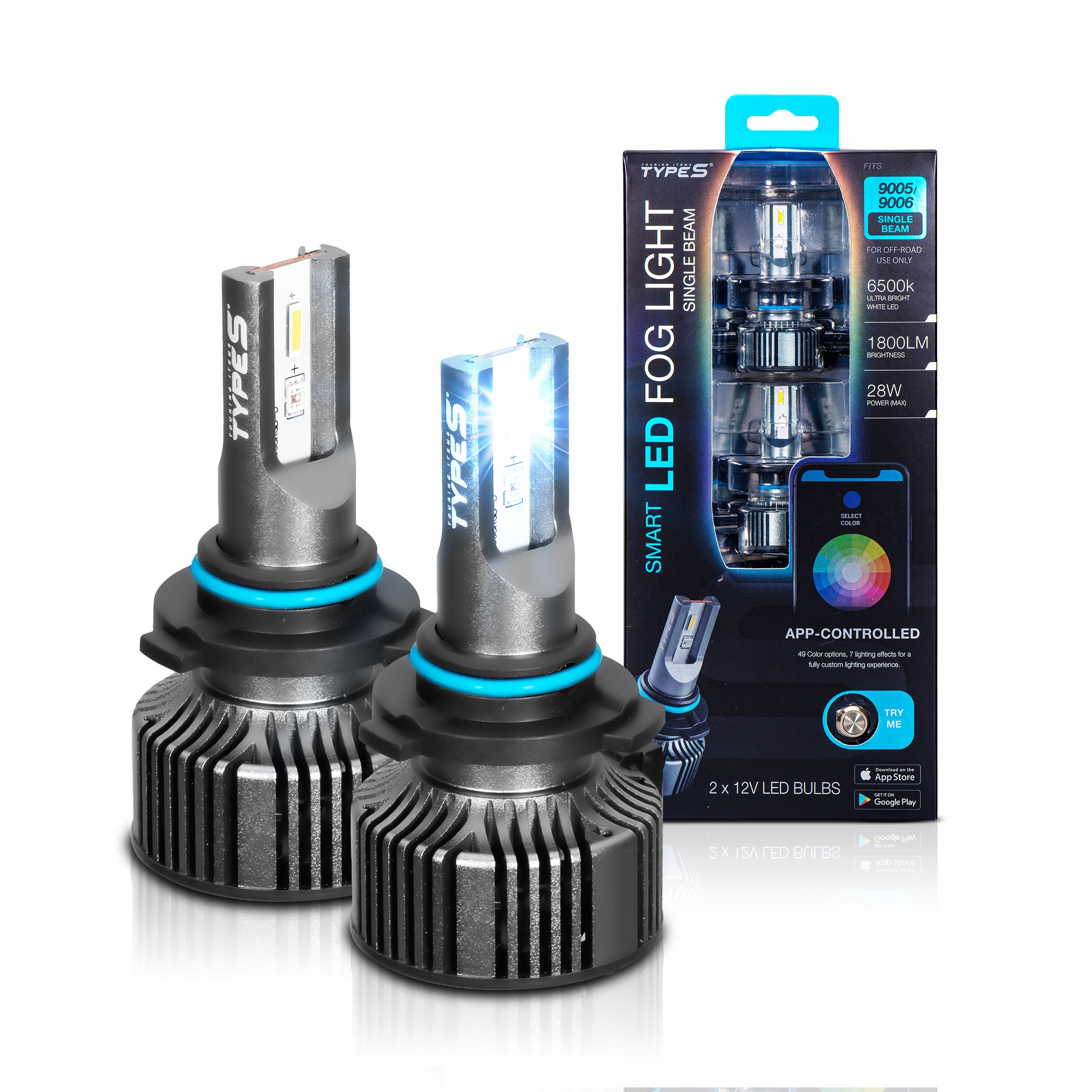 SMART ULTRABRIGHT LED FOG LIGHT SET - 9005 / 9006