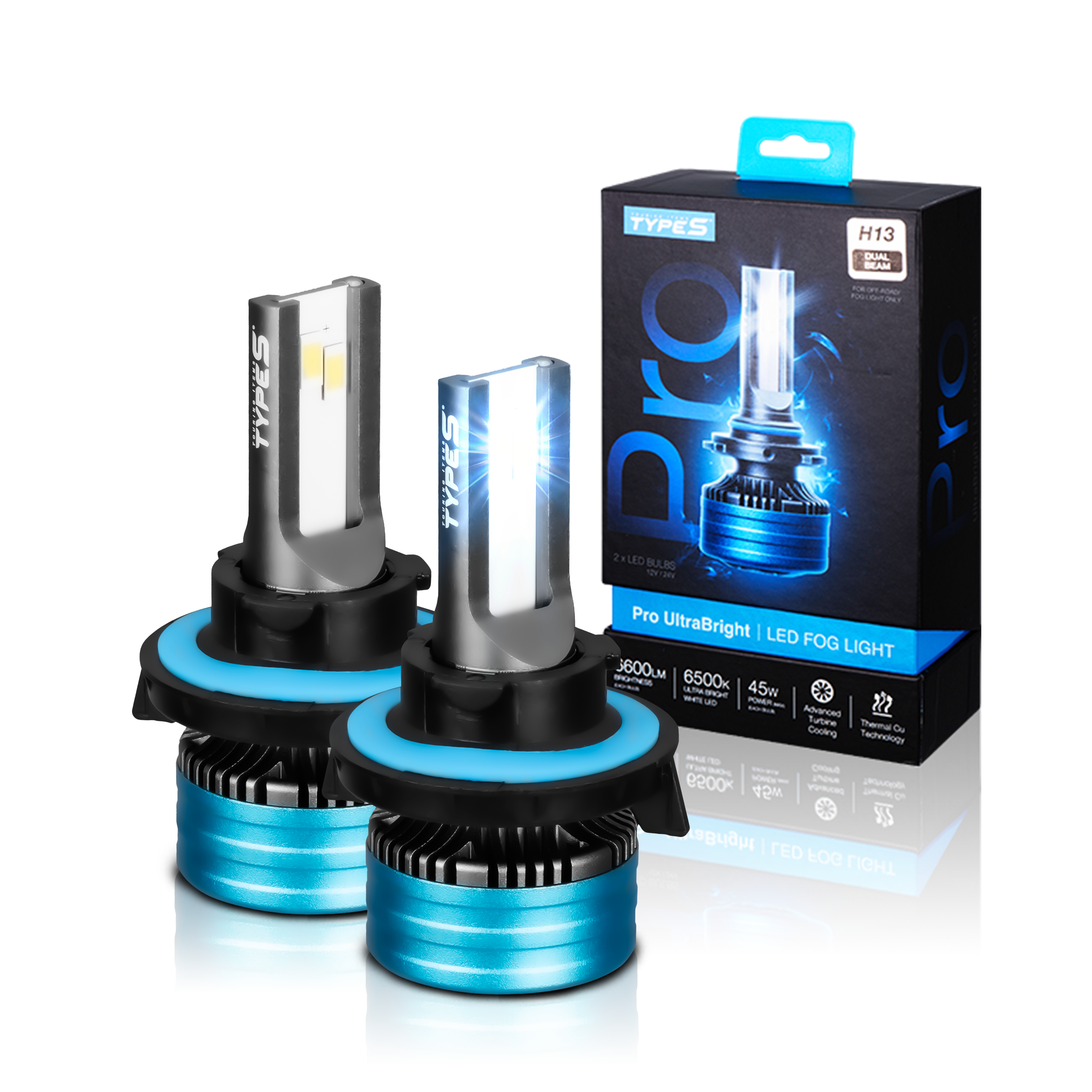 PRO ULTRABRIGHT LED FOG LIGHT SET - H13