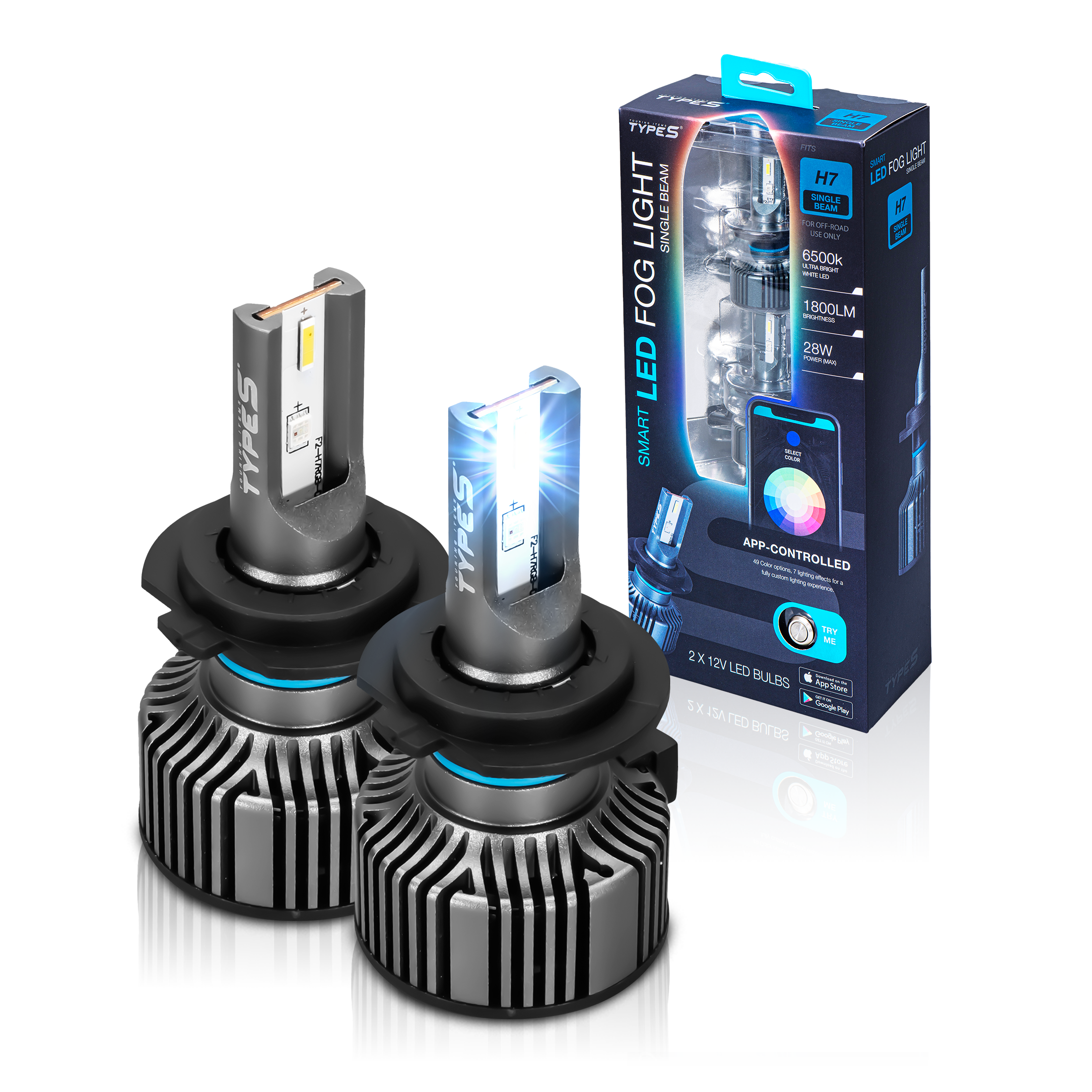 SMART ULTRABRIGHT LED FOG LIGHTS - H7