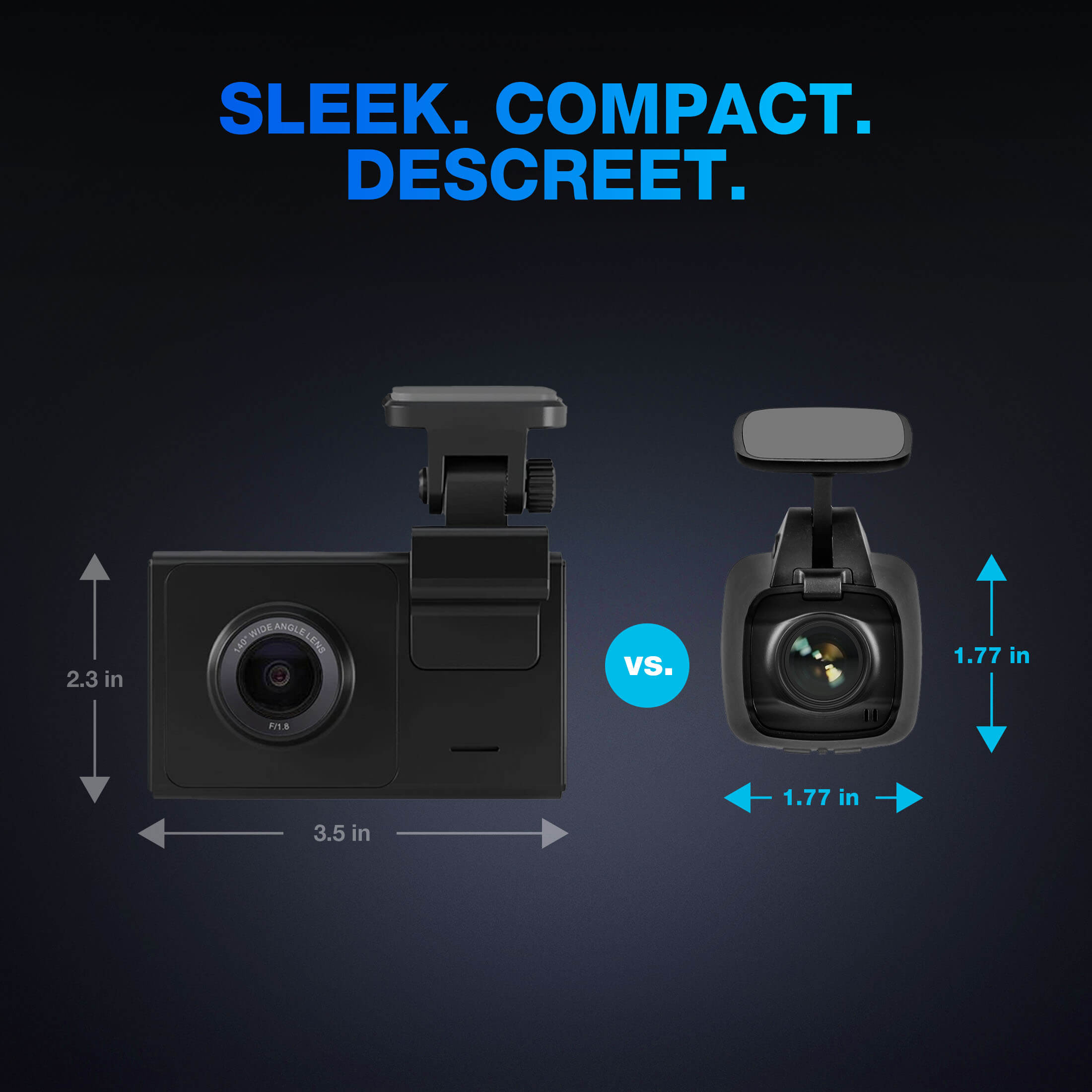 TYPE S S100 1080p Full HD Dashcam
