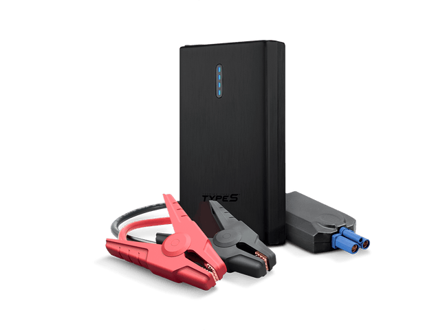 TYPE S 12V 6.0L Battery Jump Starter Power Bank with Dual USB Charging and 8,000 mAh Power Bank