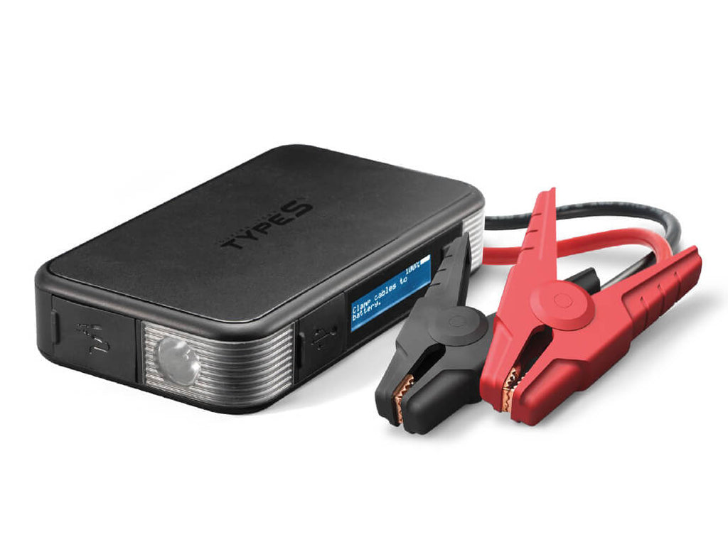 TYPE S Jump Starter 10,000mAh with LCD and Emergency Light