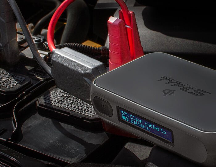 Type S Car Battery Jump Starter Power Bank Portable 12V 400A 60L Gas