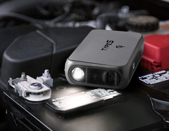 Type S Car Battery Jump Starter Power Bank Portable 12V 400A 60L Gas