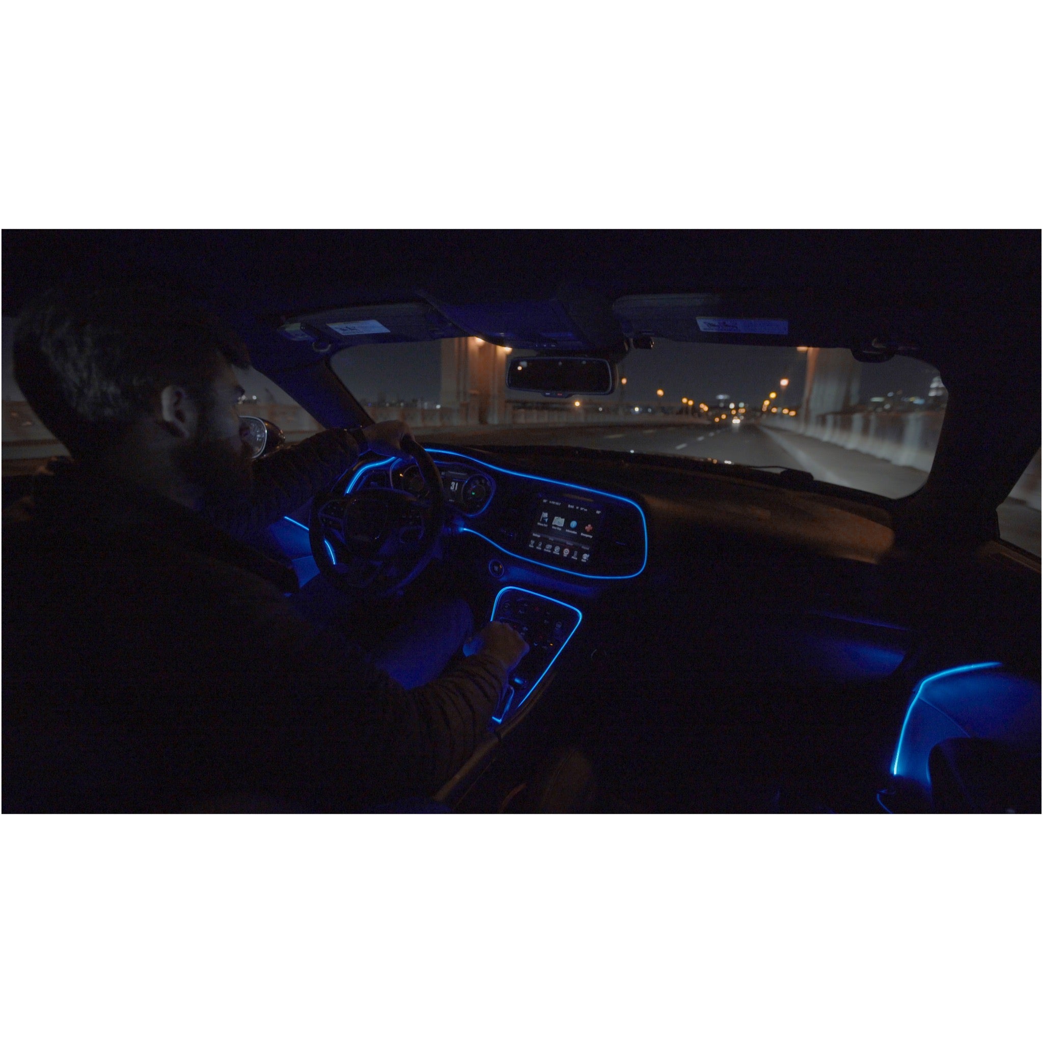 TYPE S 72" Smart LED Interior Trim Lighting Extension Strip - Multicolor - TYPE S Touring Items-LM55880-1