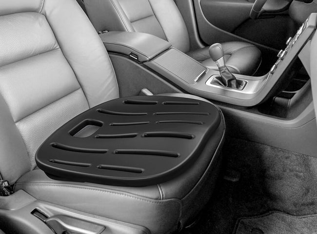Tsumbay Car Seat Memory Foam Cushion Pad, Seat Protector, Black