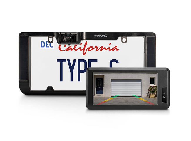 TYPE S HD Solar-Powered Backup Camera With 6