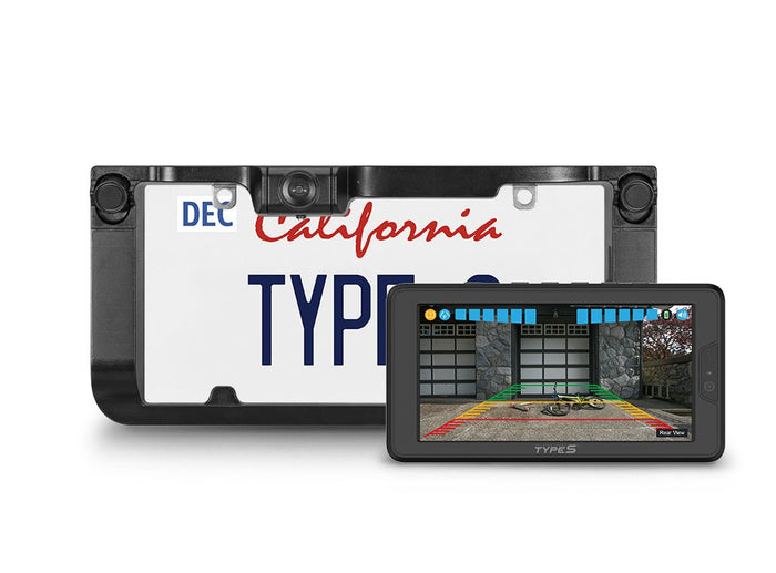 Types Backup Camera TYPE S HD Solar Powered Wireless Add-on Backup Camera with Ultrasonic ...