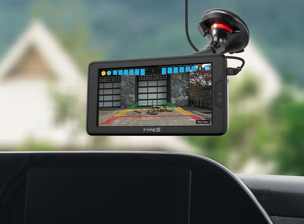 Types Backup Camera TYPE S HD Solar Powered Wireless Add-on Backup Camera with Ultrasonic ...