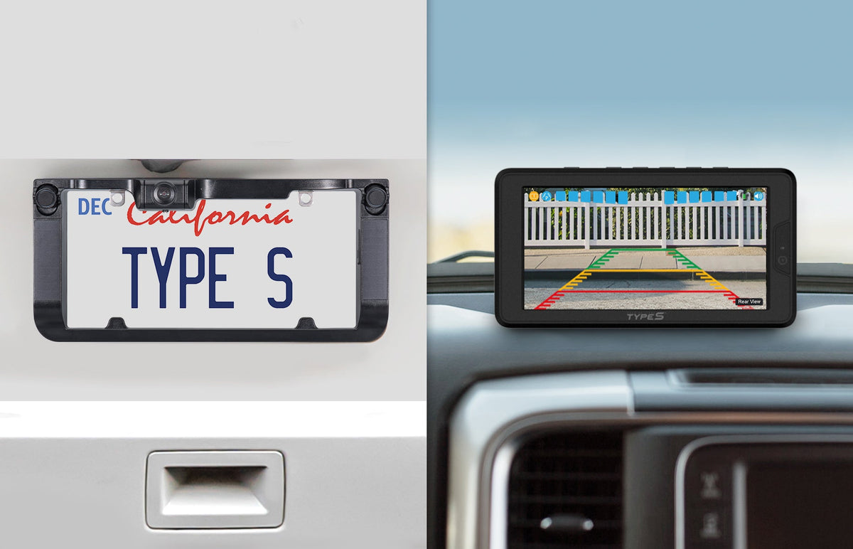 Types Backup Camera TYPE S HD Solar Powered Wireless Add-on Backup Camera with Ultrasonic ...