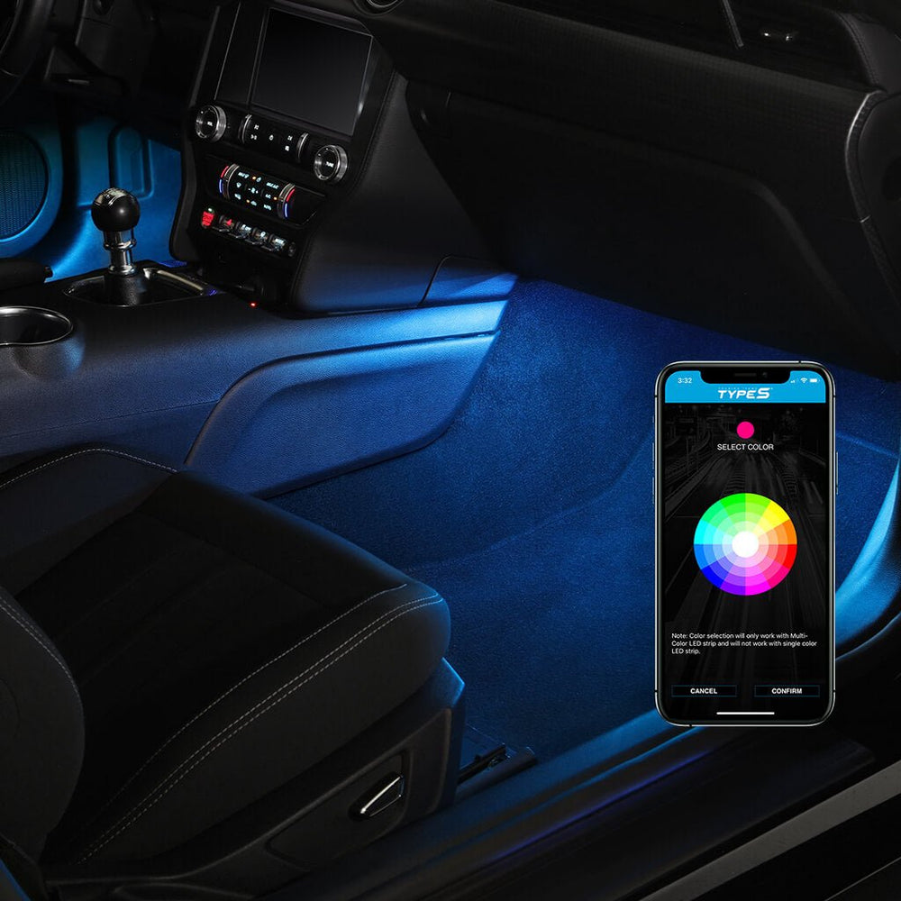 Car Interior Mini Led Explore Car Interior LED Lights - Ambient Car Lighting | TYPE S Auto
