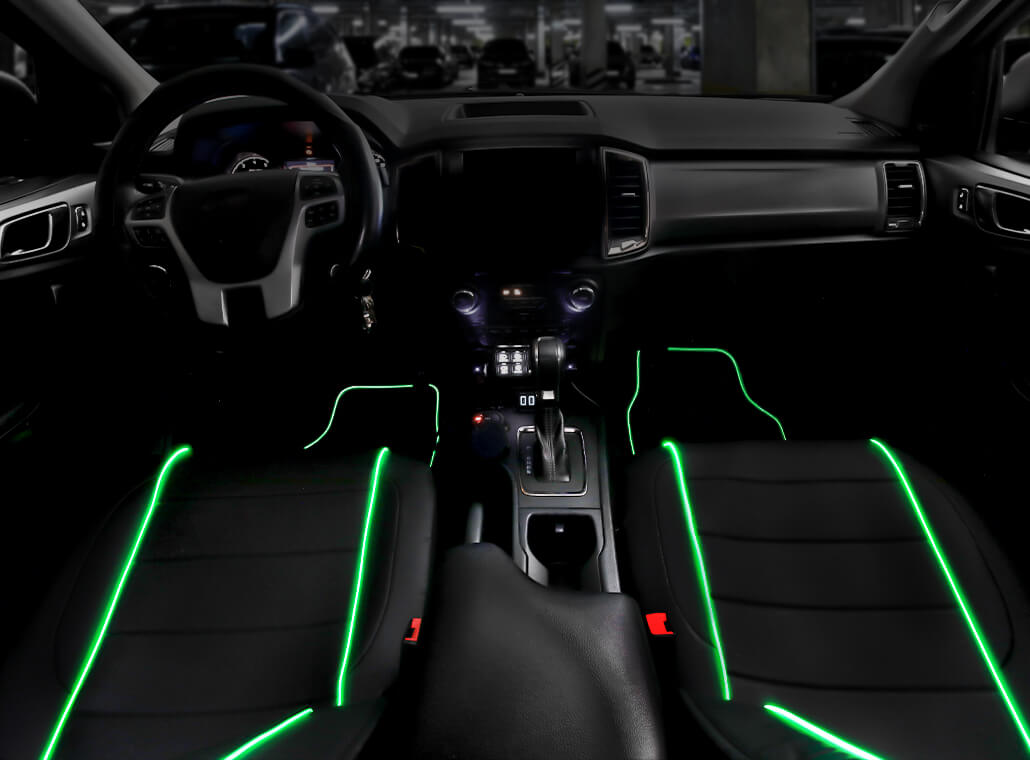 TYPE S LED Glow Faux Leather Seat Cover - TYPE S Touring Items-SC533475-1