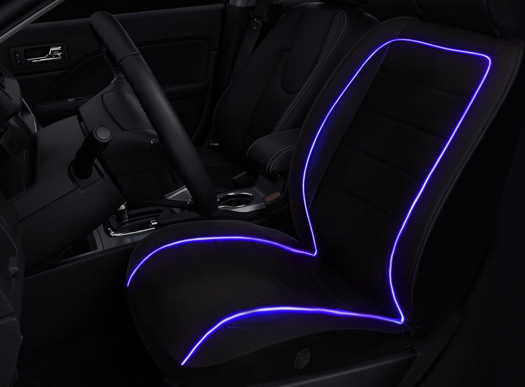 TYPE S LED Glow Faux Leather Seat Cover - TYPE S Touring Items-SC533475-1