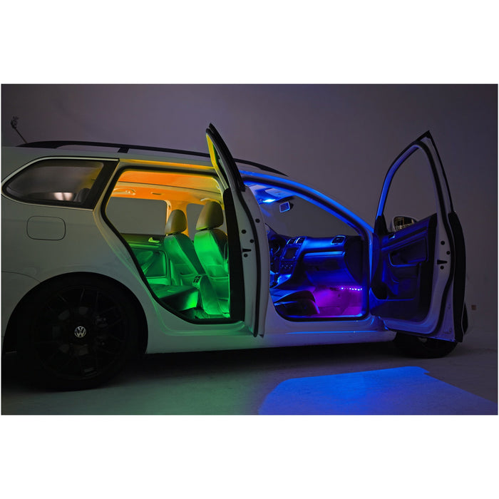 Car LED Light LED Light 2 En 1 Design Accessoires Intérieurs - Temu France