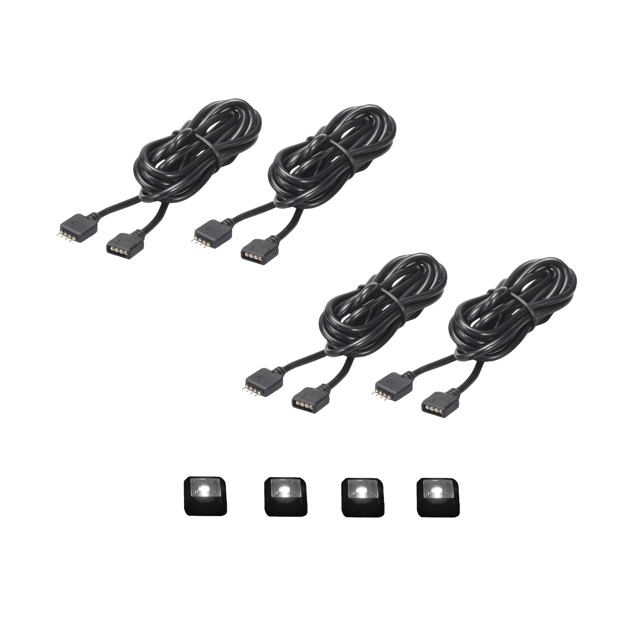 TYPE S Smart LED Multicolor Spot Light Extension Kit (4-pack) - TYPE S Touring Items-LM55259-1