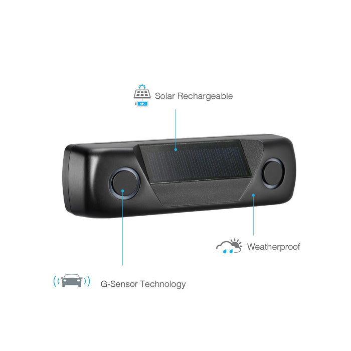  Tipo S Sensor inalámbrico inteligente del aparcamiento, sistema  inalámbrico accionado solar del sensor del aparcamiento del coche del  vehículo del coche que invierte el sistema del radar : Electrónica