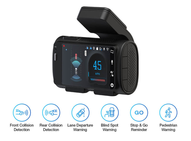 TYPE S Full-Coverage Dashcam with AI Driver Assistant Functions