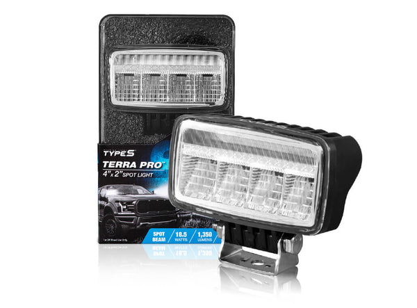 Type S Terra Pro 4in x 2in Pro Spot Light at AutoZone