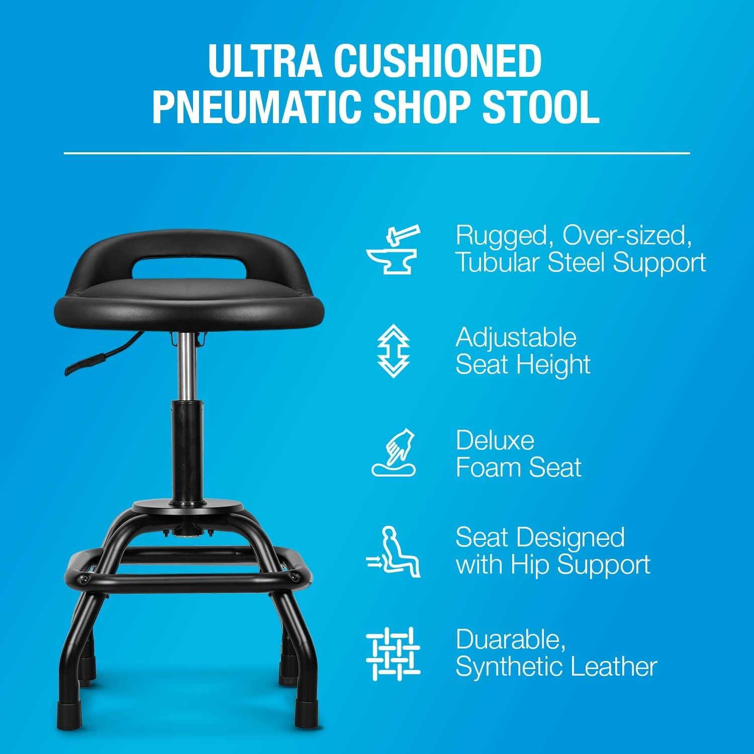 TYPE S Ultra Cushioned Shop Stool - TYPE S Touring Items-AC533733-1